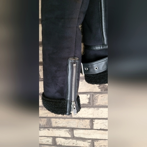 C - Philosophy black jacket, faux fur & faux sherpa - Picture 8 of 8